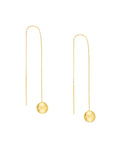 14k gold flat back earrings