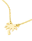 Palm Tree Charm Necklace