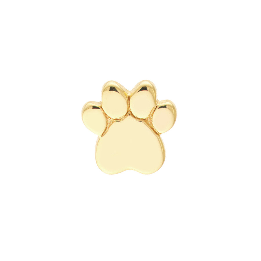 paw print stud earrings