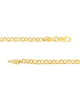 Real 14K Solid Gold Coin on Rolo Chain Bracelet