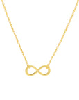 gold infinity necklace