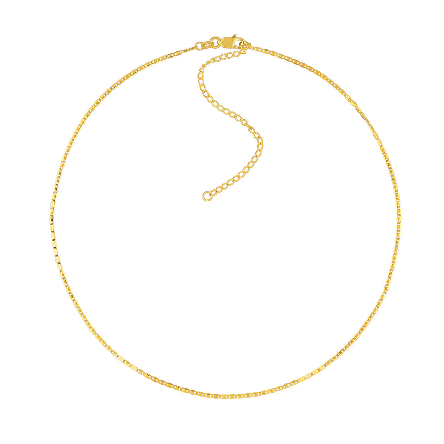 15 inch gold choker necklace