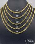 Miami Cuban Link Chain 14k Solid Gold