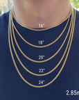 cuban link chain 14k solid gold