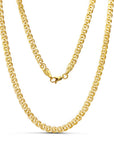 14K Real Gold Double Cuban Link Chain