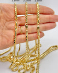 wheat chain necklace