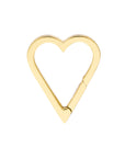 rolo link chain necklace with heart pendant gold