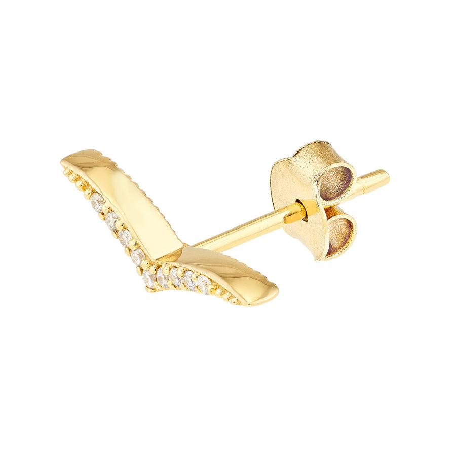 wing stud earrings