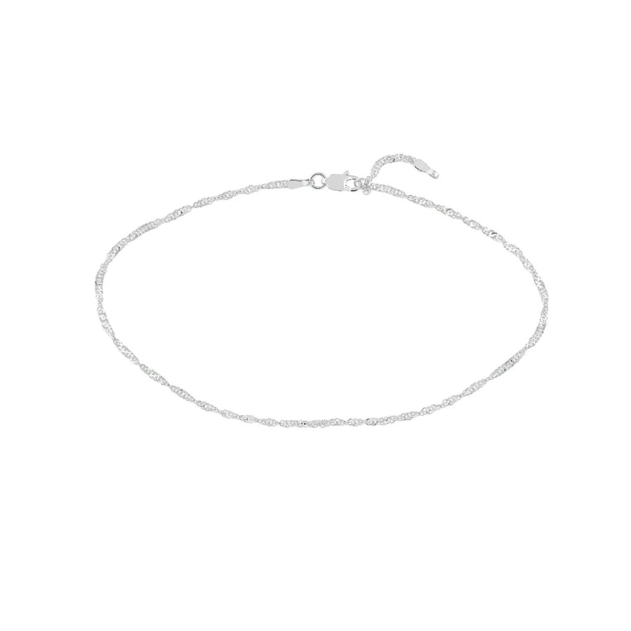 14K Solid Gold Anklet Bracelet