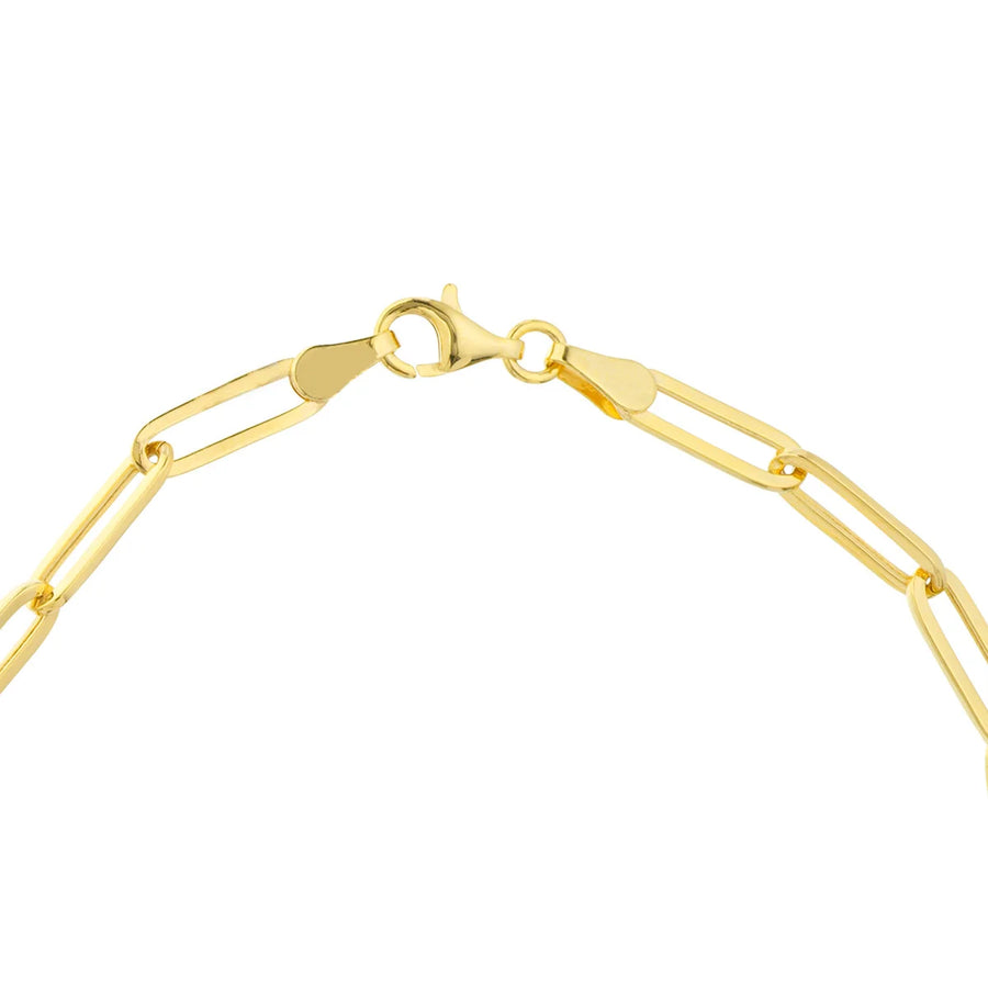 14k gold chunky bracelet