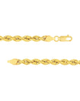 14k rope bracelet