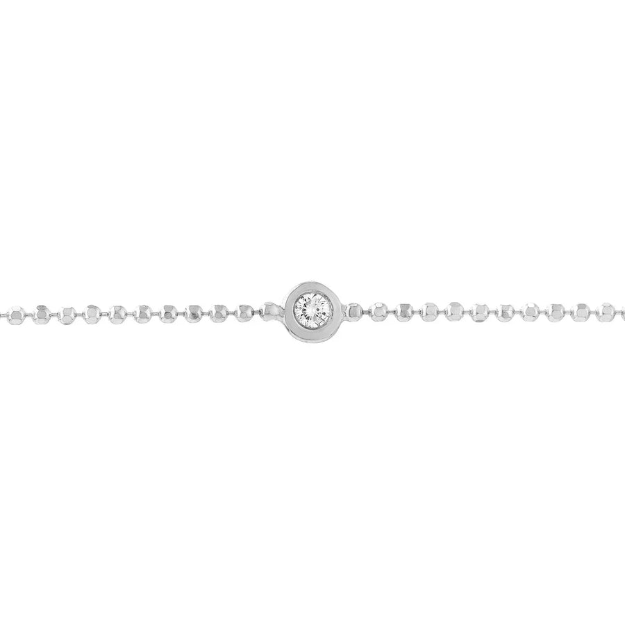 14k white gold bracelet