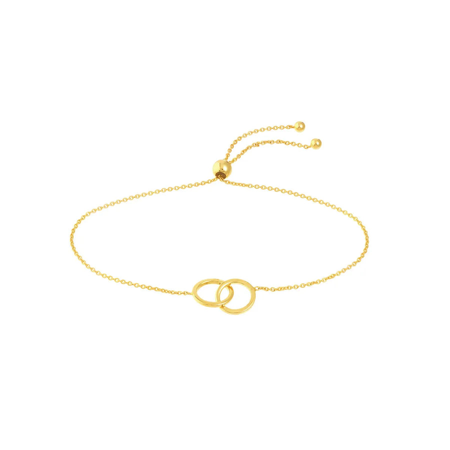 gold bolo bracelet