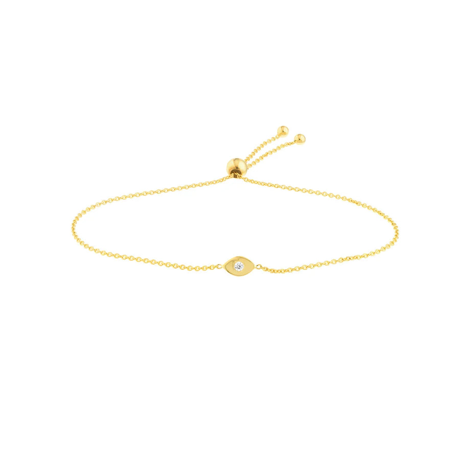 gold evil eye bracelet