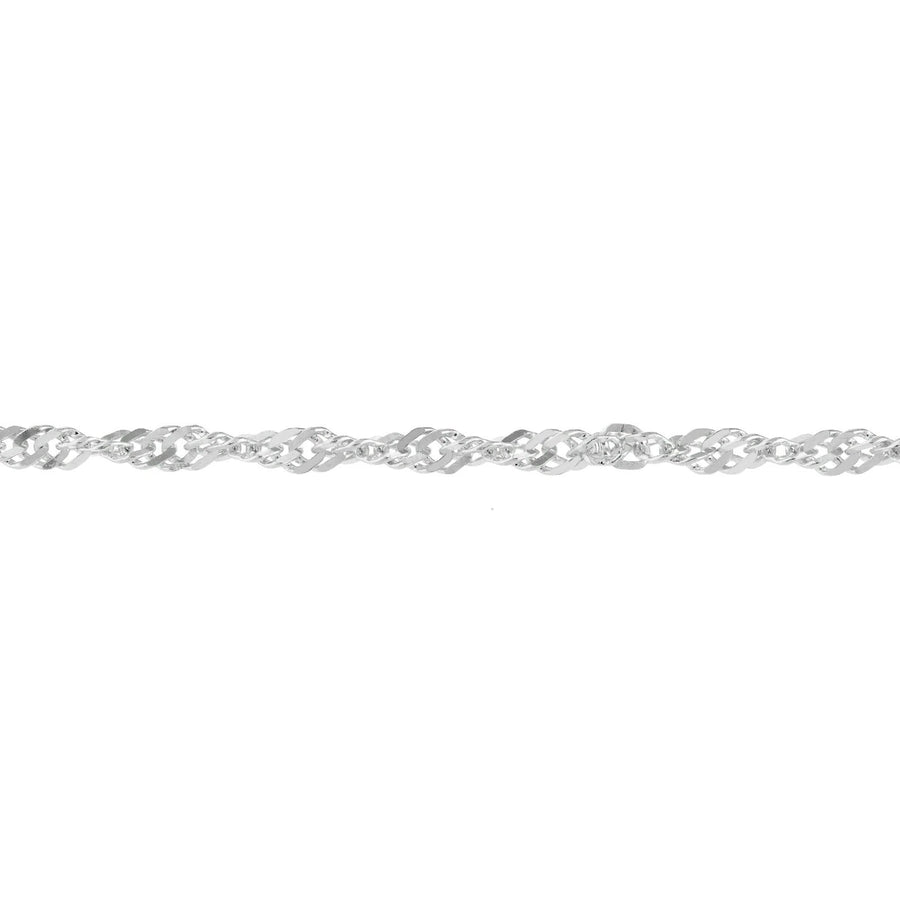  Adjustable 14K Solid Gold Singapore Foot Chain 