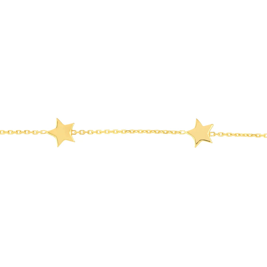 star bracelet gold