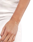 14k gold diamond bracelet