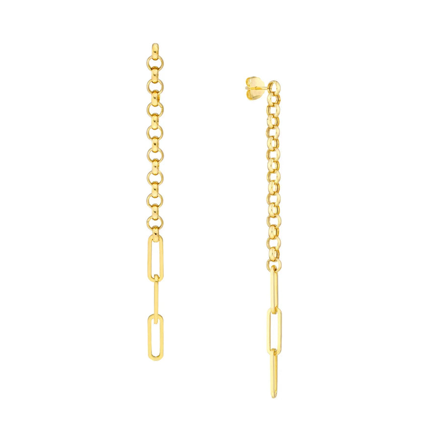 14k solid gold earrings