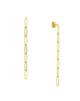 14k gold dangling earrings