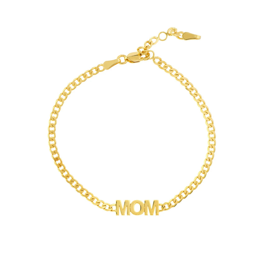 14k mom bracelet