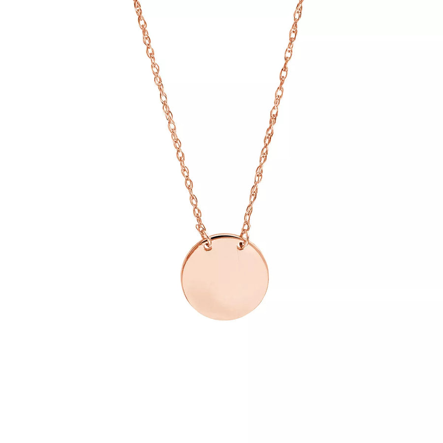 14k rose gold necklace