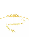 open heart necklace gold