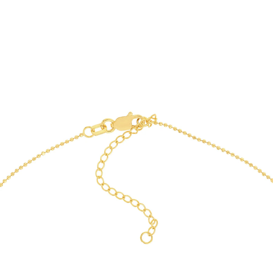 gold feather talisman necklace