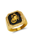 solid gold signet ring