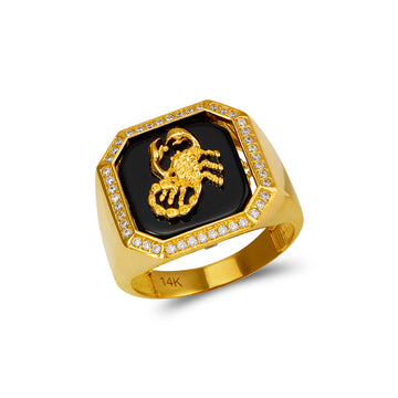 solid gold signet ring