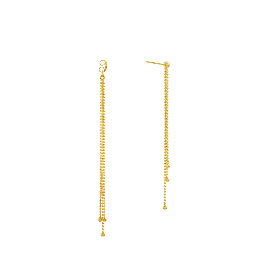 14k gold dangle earrings