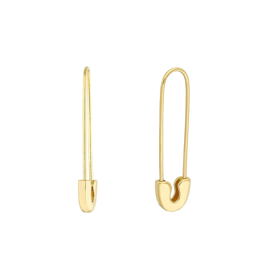 safety pin earrings