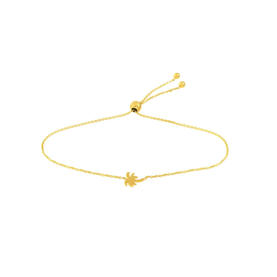 gold palm tree bracelet