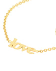 14k gold love bracelet