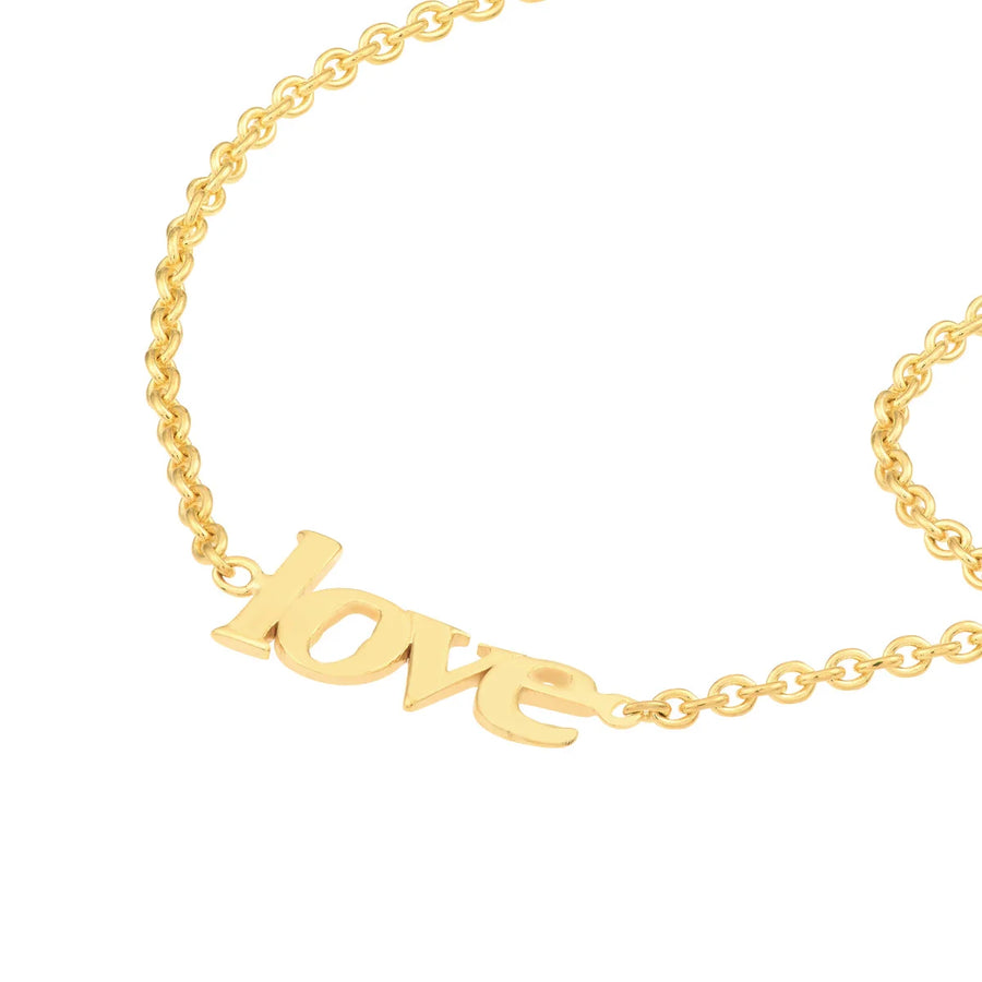 14k gold love bracelet