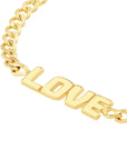 14k solid gold love bracelet