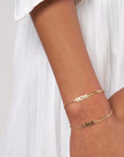 14k solid gold cuban bracelet