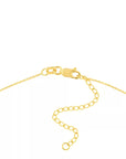 solid gold charm necklace