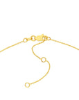 adjustable gold cable chain necklace with lobster clasp