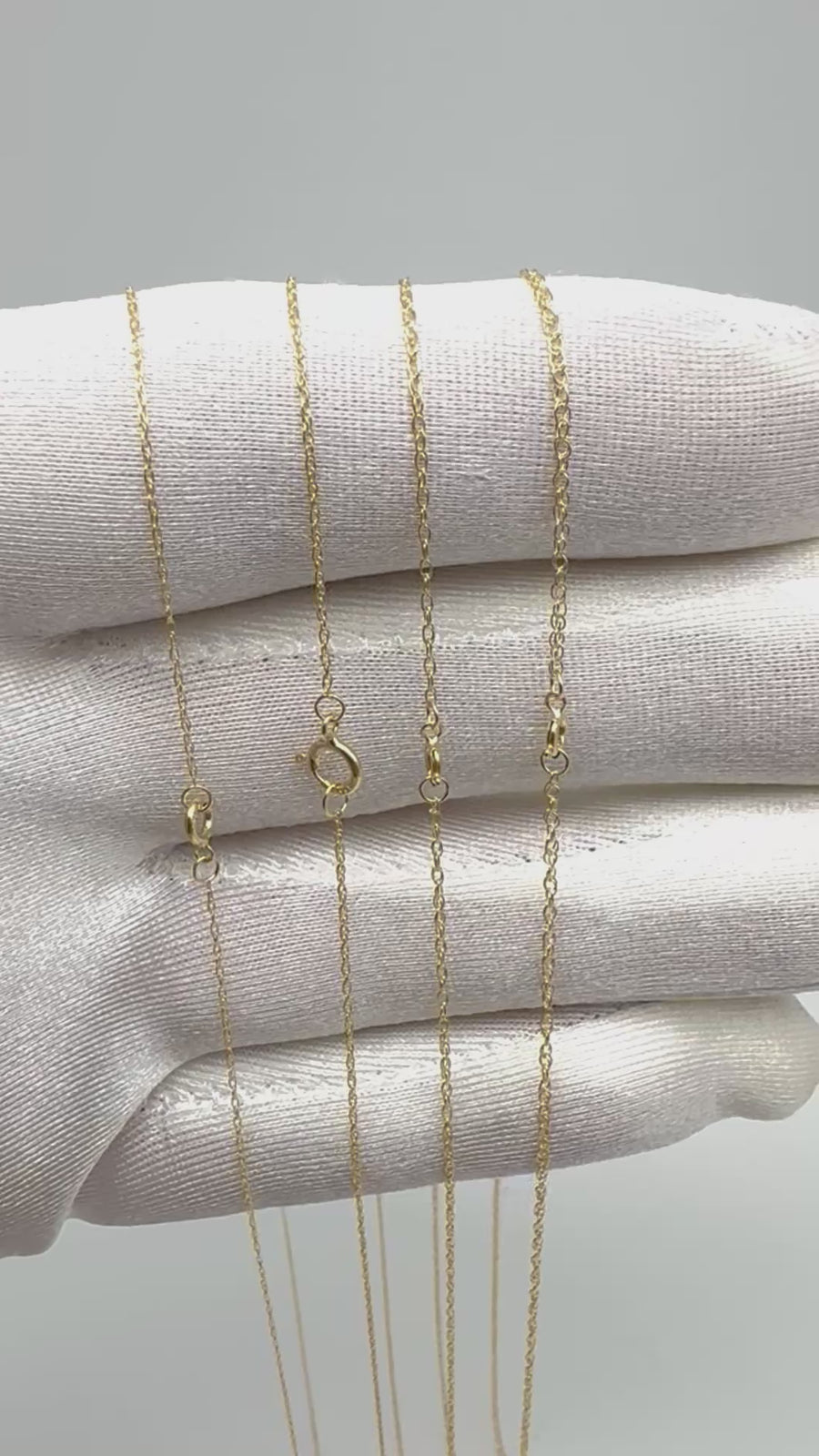 gold twister rope chain