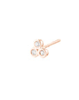 rose gold earrings stud