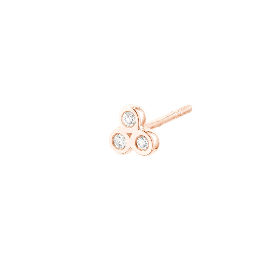 rose gold earrings stud