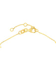 sideways cross bracelet gold