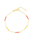 bar bracelet gold