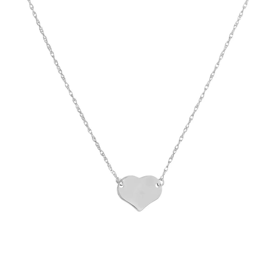 14k white gold necklace