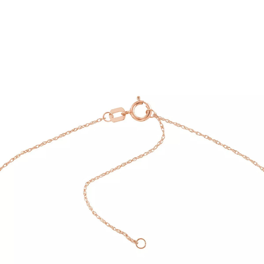 mini heart necklace gold