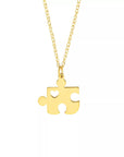 gold puzzle necklace