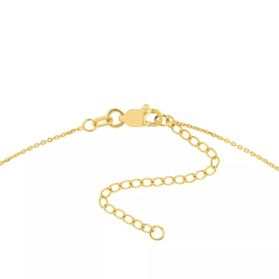yellow gold cable chain necklace