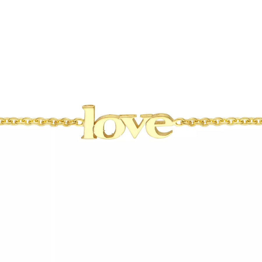 gold love bracelet