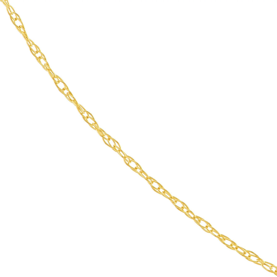 14k gold rope necklace