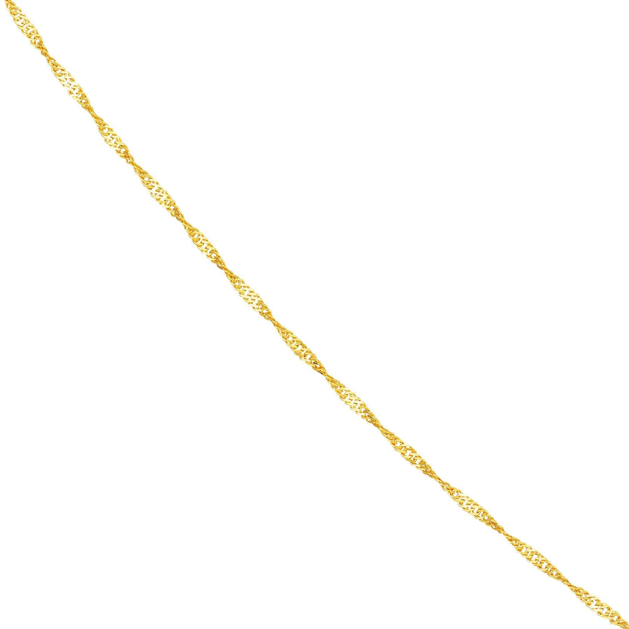 solid gold singapore chain